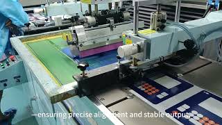 Fully automatic screen printing machine