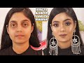 How to hide dark circles, mole, double chin with makeup ||FULL COVERAGE MAKEUP TUTORIAL