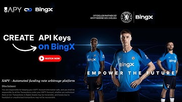 How to create API keys on BingX and connect to the XAPY Funding Rate Trading Platform