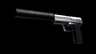 Counter-Strike: Global Offensive In-Game Weapon Skin Showcase (USP-S | Stainless)
