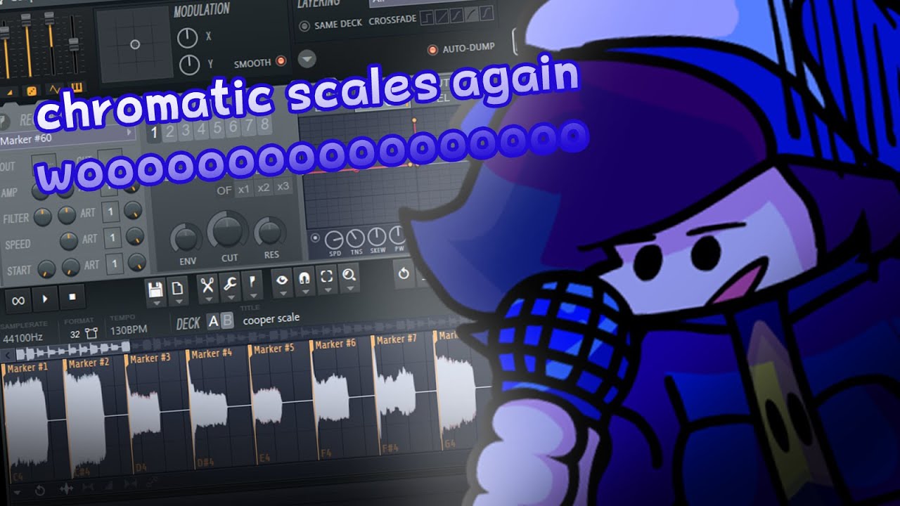 a slightly less mediocre chromatic scale tutorial
