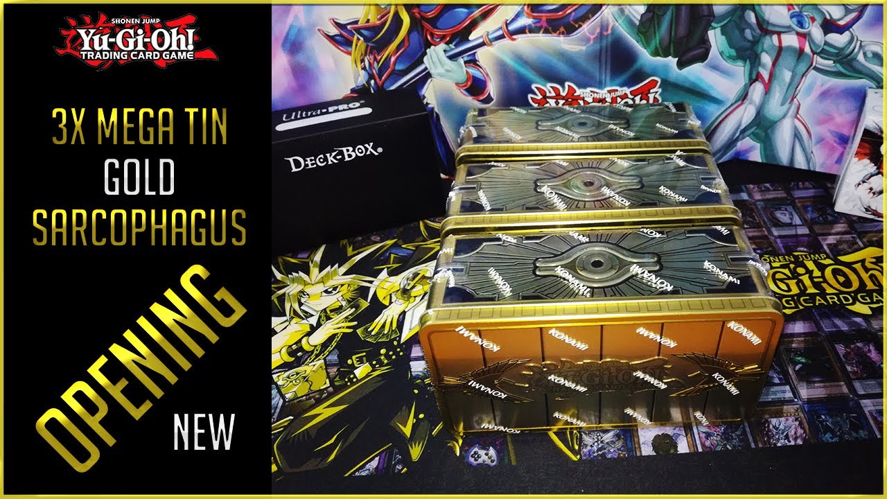 Yu-Gi-Oh! 2019 Mega Tin Gold Sarcophagus Opening