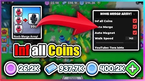 [🔥OP] Noob Merge Army Script - Infinite all Coins