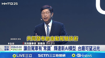 讓自駕車有"常識" 輝達新AI模型 台廠可望沾光 自駕車再進化! 輝達新AI模型挑戰複雜路況 輝達曝新自駕模型 鴻海.所羅門.聯發科沾光│記者  劉至柔 林柏宇│新聞一把抓20251203│三立新聞台
