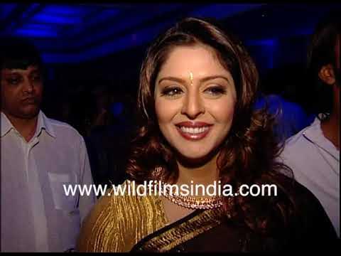 Nagma actress attends a party, all decked up - YouTube