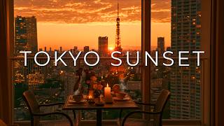 Romantic Dinner Music at Tokyo Sunset | Chillout Lounge & Evening Ambience