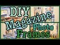 DIY: Magazine Photo Frames! Roomspiration! DIY: Magazine Photo Frames! Roomspiration!