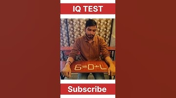 7+0=9 Balance this equation by move 1 stick | #mindgame #challenge #iqtest #iq #shorts #matchstick