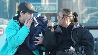 SMOKING WITH A FAKE BABY PRANK!