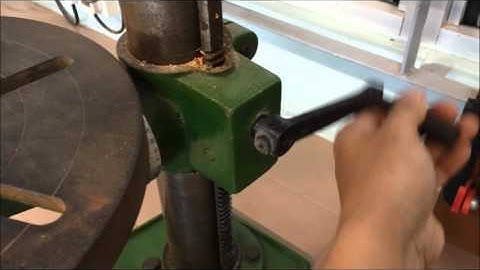 Bench Drill - Setting Adjustment