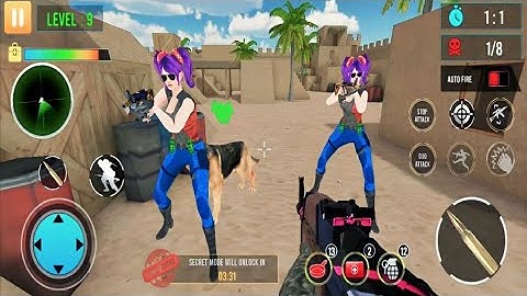 Real commando strike - fps shooting games _ Android Gameplay #2