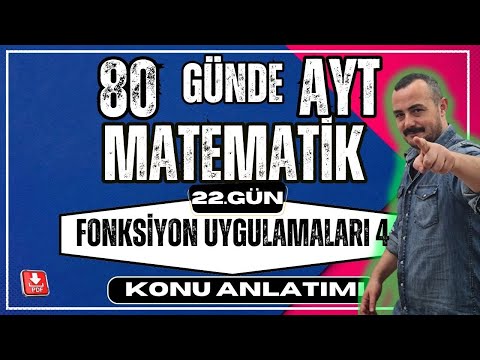 🟥Fonksiyon Uygulamaları 4| Pozitif Negatif Değerler ✅80 Günde AYT Matematik |AYT Matematik Anlatımı💯
