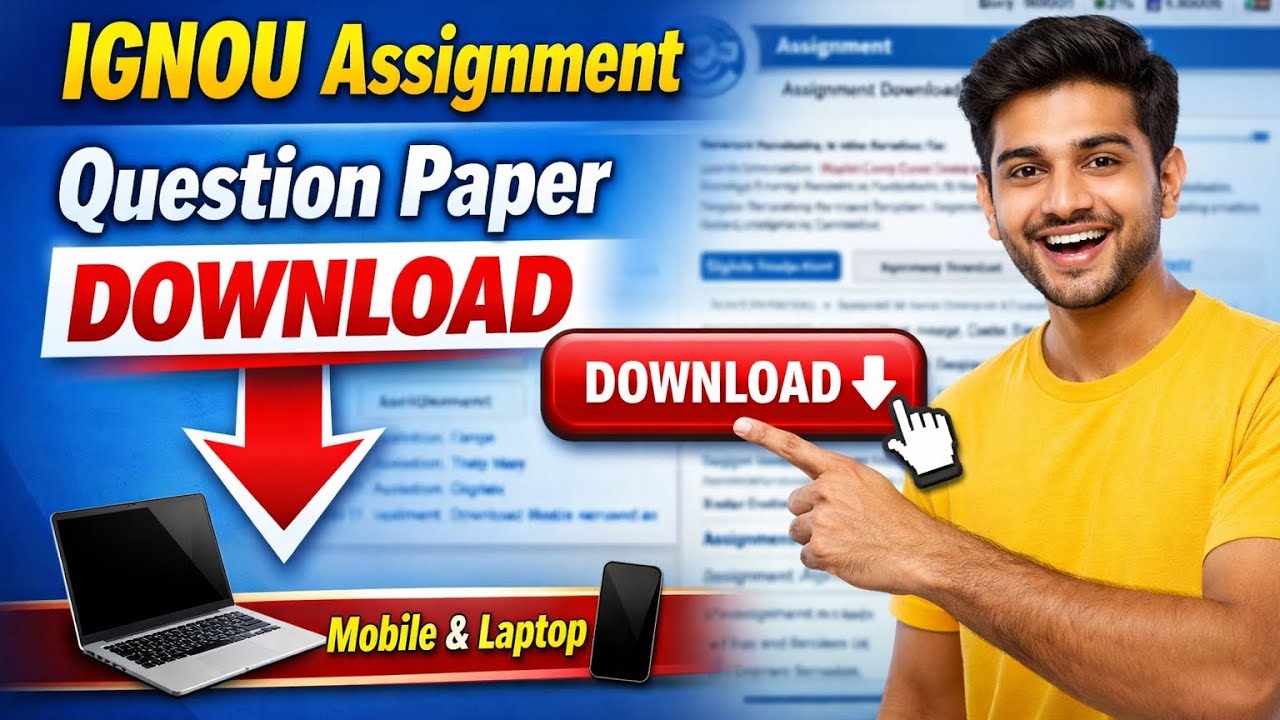 IGNOU Assignment Question Paper 2026 | How to Download||#ignou # ...
