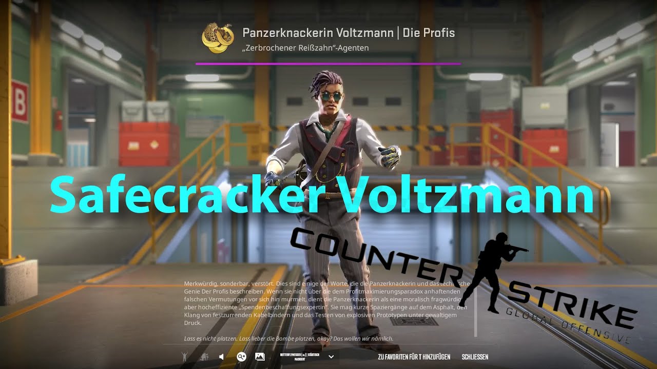 Safecracker Voltzmann, csgo agent - #csgo #cs2 #cs2clips - YouTube