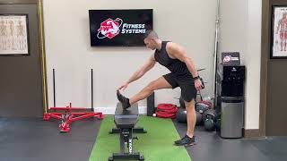 Hamstring Stretch On A Bench
