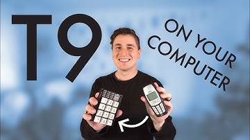 Fast, One-Handed Typing With A Hardware T9 Keyboard