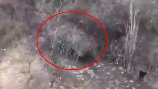 Hidden BM-21 Grad Blow Up With Rockets After Drone Strike