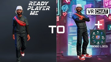 READY PLAYER ME to VRCHAT : Tutorial (unity)(blender)