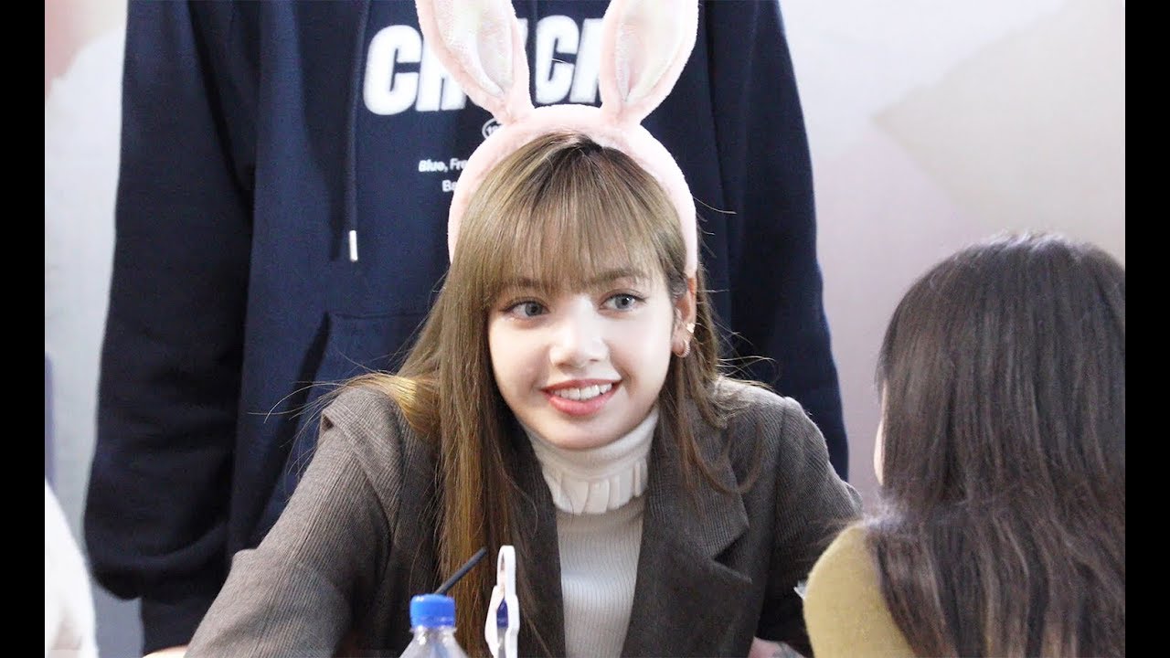 191012 할로윈 모자쓴 블랙핑크 리사 (BLACKPINK Lisa) Halloween hats [오렌즈팬사인회] 4K 직캠 by 비몽