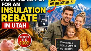 How to apply for an insulation rebate in Utah