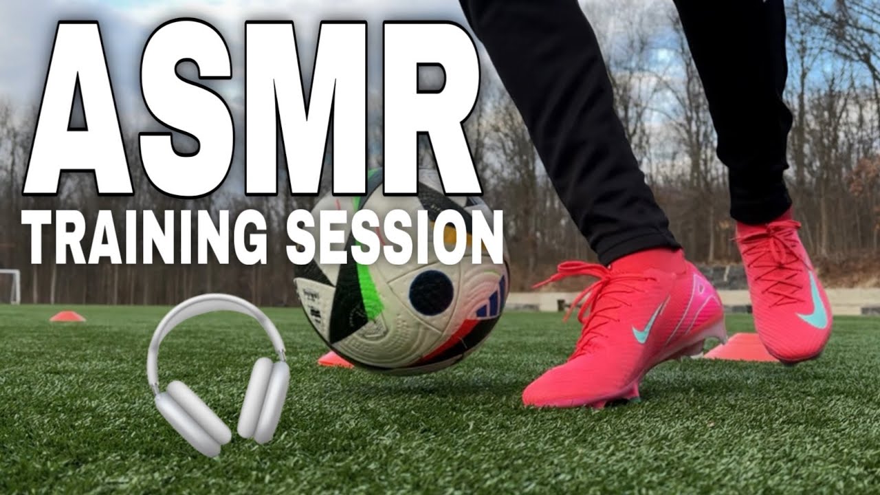 ASMR Training Session For Football / Soccer In Nike Mercurial Superfly 10