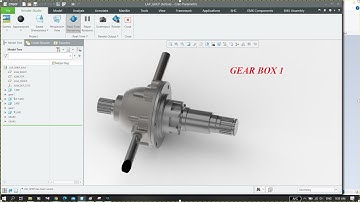 [CREO TUẤN NGUYỄN] Part Tutorial - Bài 28: Gear Box - 1 trên Creo Parametric.