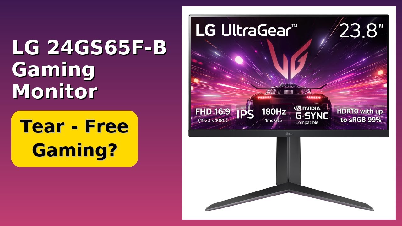 REVIEW (2026): LG 24GS65F-B Gaming Monitor. Features.