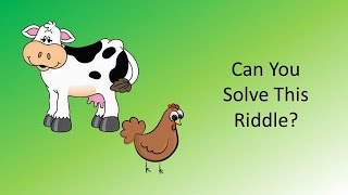 Celebrity Can You Solve This Riddle? 30 cows in a field... Profile