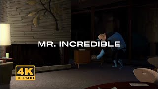 Mr. Incredible dances to the Incredibles theme (Disney Pixar) Restored 4k