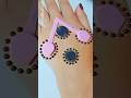Very easy mehndi design using spoon | #henna #mehndi #shorts #dubai