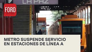 Línea A del Metro: cuatro estaciones suspenden servicio - Las Noticias