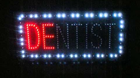 COSYCOM DENTIST LED SIGN