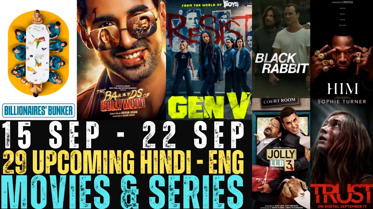 Upcoming Movies & Web Series September 2025 || September 2025 New OTT ...