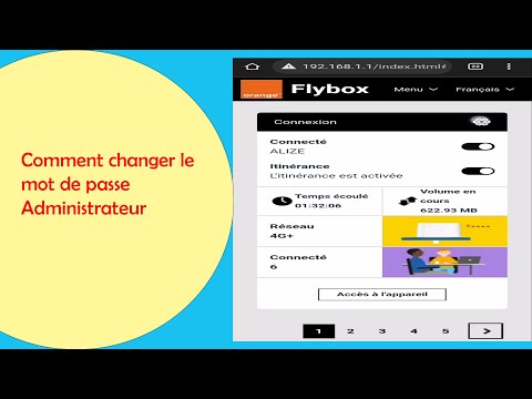 FlyBox : Comment changer le mot de passe Administrateur