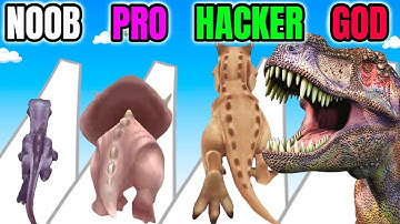 Dino Run - NOOB vs PRO vs HACKER vs GOD