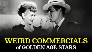 UNUSUAL Celebrity Commercials & Endorsements That Confused Everyone (Golden Age Stars)