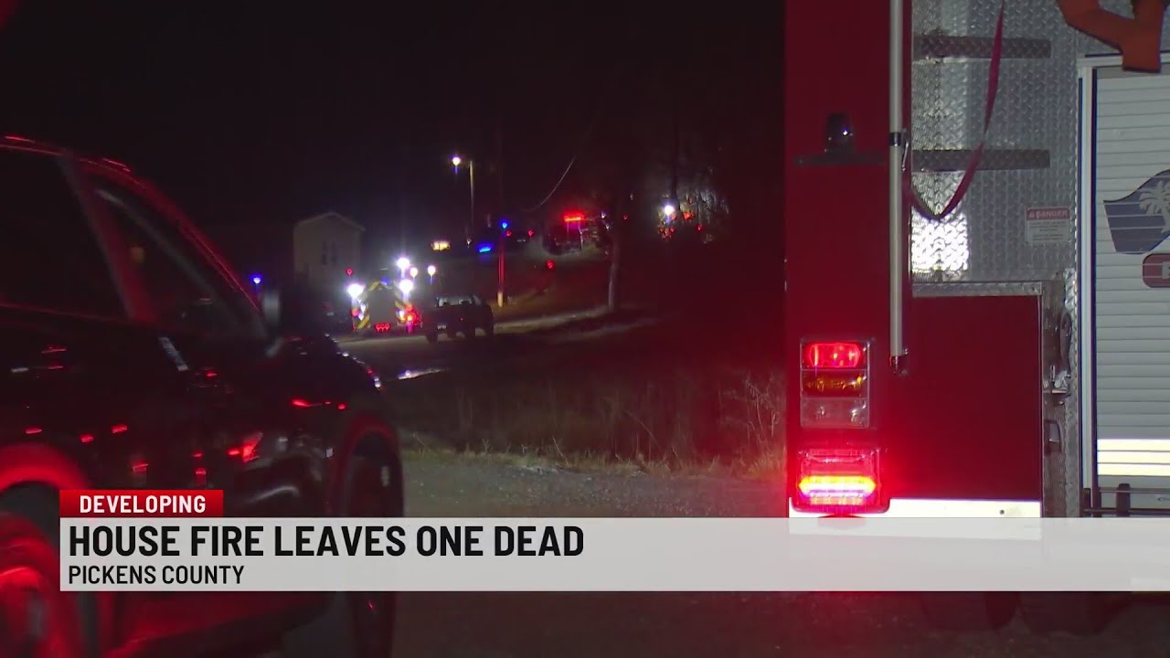 One dead in Pickens Co. house fire - YouTube