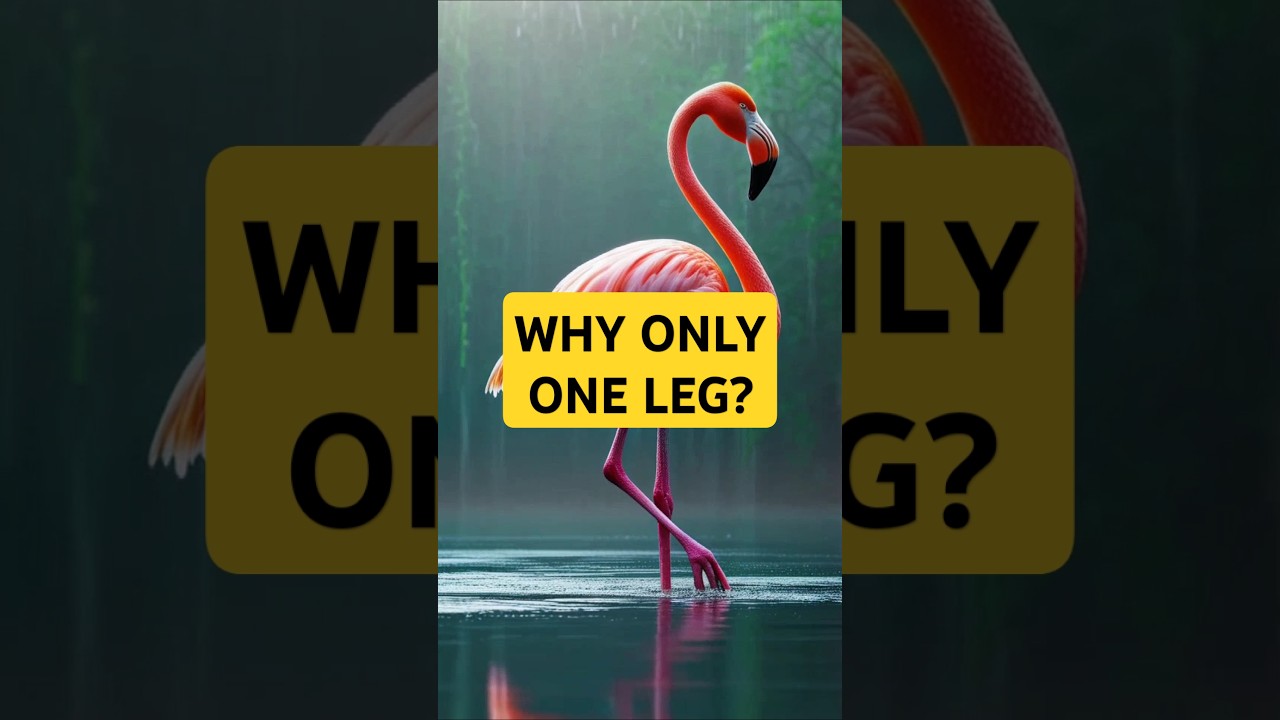 Why Flamingos Stand on One Foot | Weird Animal Facts Explained