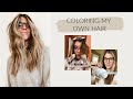 COLORING MY OWN HAIR || Lexi Dawn