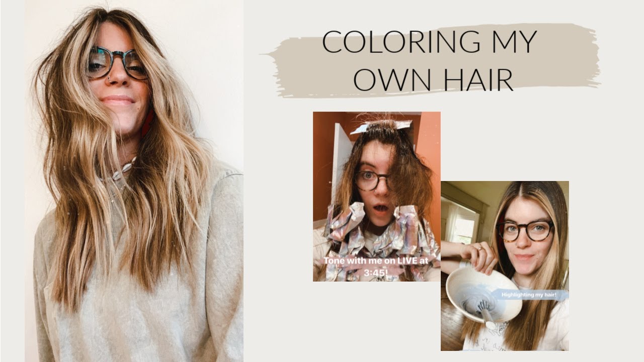 COLORING MY OWN HAIR || Lexi Dawn