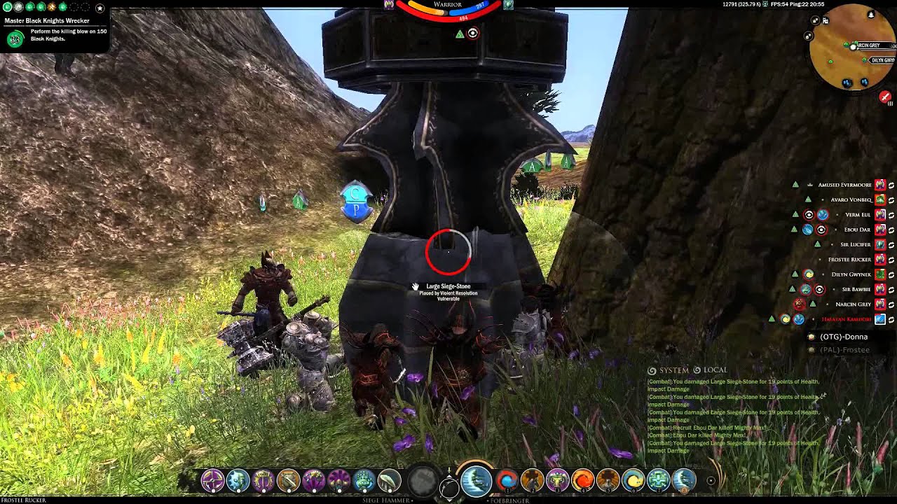 Darkfall Unholy Wars Violent Resolution Siege on Paladins (Long March)