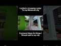 I added a shopping center to my Minecraft city #minecraft #minecraftbuilding #minecraftcity #shorts