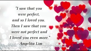 Romantic Love Quotes and Relaxing Music Background screenshot 1