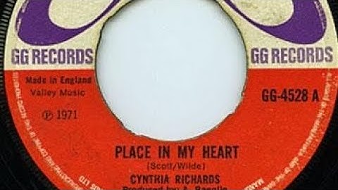 Place In My Heart - Cynthia Richards