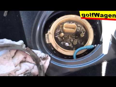 VW Golf 5, how to replace fuel pump full time  /fuel level sensor err/