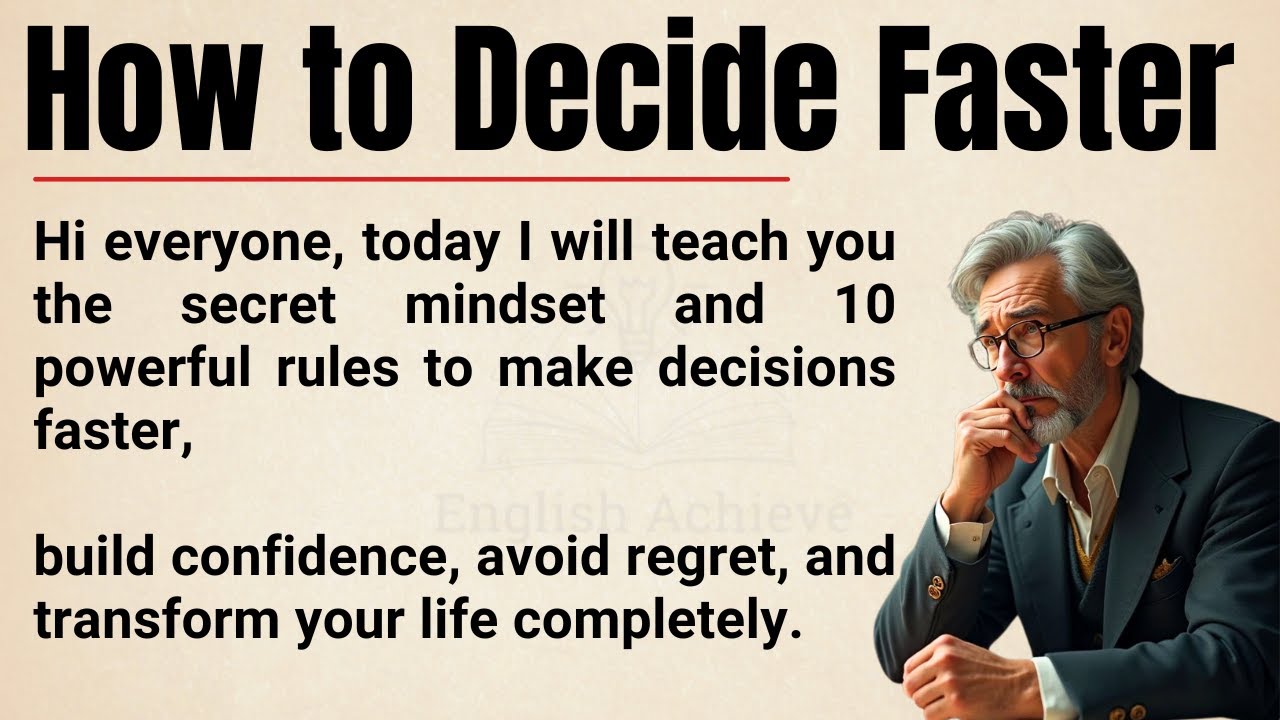 How to Decide Faster 🔥 || 10 Powerful Rules to Stop Overthinking & Take ...