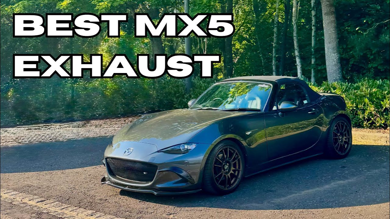 MX-5 ND Pure Sound | 2.0L 184hp + Goodwin Racing RoadsterSport RACE Muffler