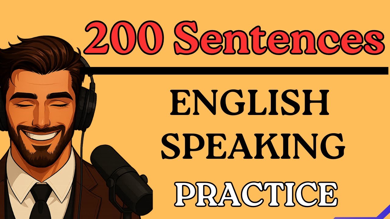 Shadow 200 Useful English Sentences | Present, Past & Future Tense Practice | English Podcast