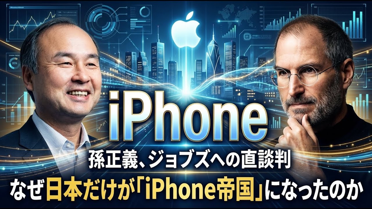 【禁断の支配】なぜ日本だけが「iPhone帝国」になったのか？70%超の支配の裏にあった孫正義とジョブズの直接対決の全貌...国産スマホが“世界最先端”から転落した日