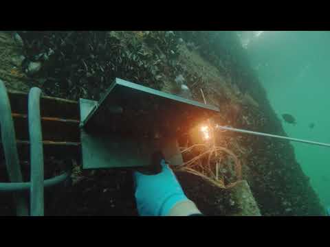 #Sualtı #kaynak testi  #underwater #welding